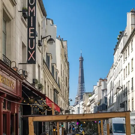 Studio Terrasse Privee 5 Min To Eiffel Tower Paris Exterior photo