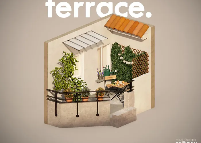 Studio Terrasse Privee 5 Min To Eiffel Tower